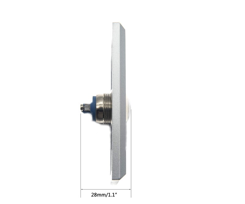 RESALET NO/COM Push Exit Release Button Switch Aluminum Alloy Panel for Hollow Door Access Control Systems Home Secuirty - Image 3
