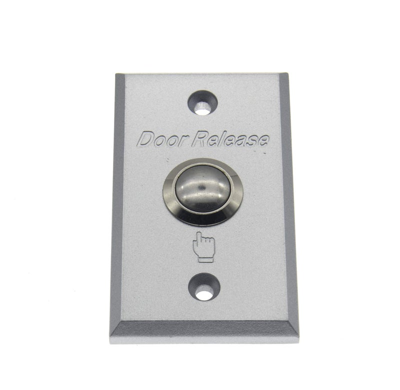 RESALET NO/COM Push Exit Release Button Switch Aluminum Alloy Panel for Hollow Door Access Control Systems Home Secuirty - Image 1