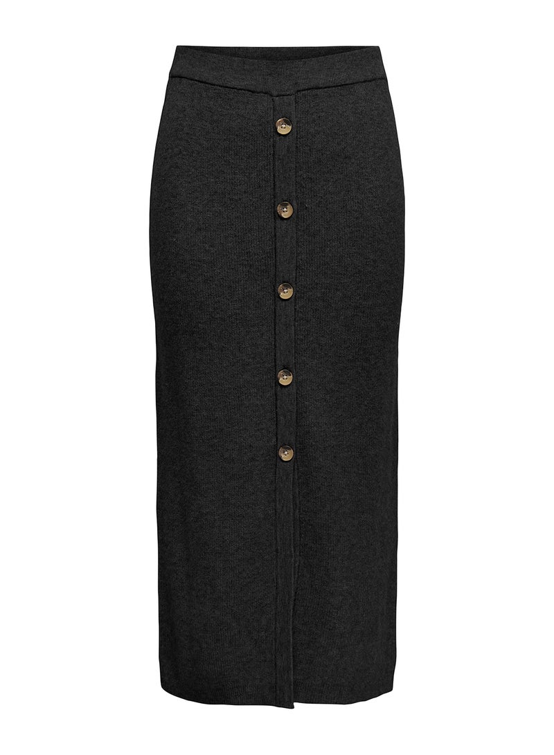 ONLY Onlibi Rib Button Skirt Cc Knt - Image 1