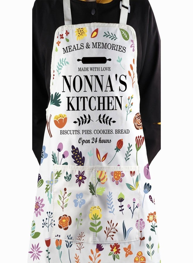WCGXKO Nonna’s Kitchen Apron Italian Nonna Gift Nonna Grandma Gift Nonna Mother’s Day Gift (Nonna Apron) - Image 5