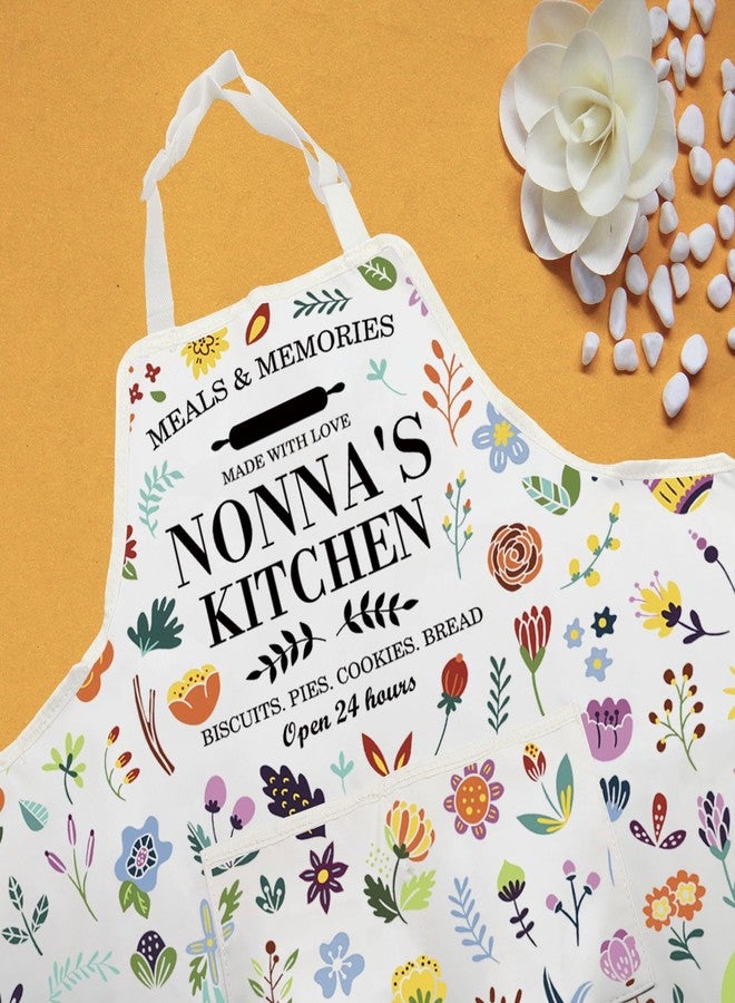 WCGXKO Nonna’s Kitchen Apron Italian Nonna Gift Nonna Grandma Gift Nonna Mother’s Day Gift (Nonna Apron) - Image 4