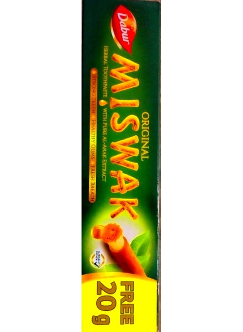 Dabur Miswak  Tooth  Paste 120 gm+20 gm free