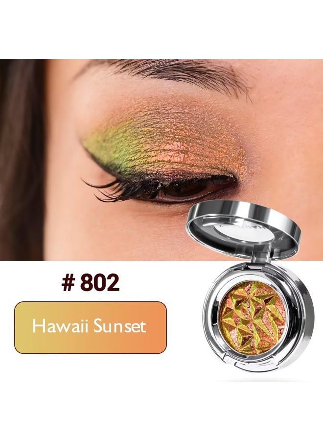 CHARMACY Multichrome Eyeshadow, Insane Shifters Chameleon Eyeshadow, Creates High-Impact, Metallic Eye Looks, 100% Vegan and Cruelty Free, 1.9g (#802) - Image 2