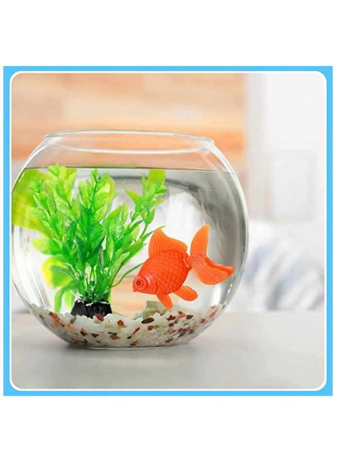 Y&D Artificial Aquarium Plants Set, Fish Tank Decorations, Lifelike Plastic Decor Plants, Fake Fish, Decorations for Household and Office Simulation  - Image 3