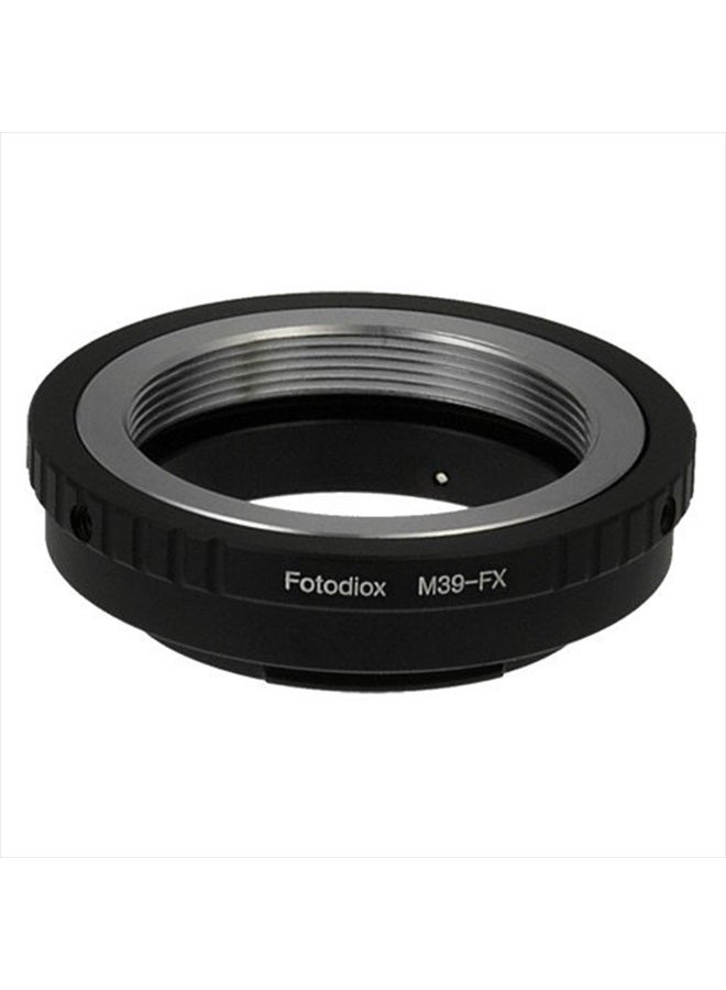 Fotodiox Lens Mount Adapter Compatible with M39/L39 (x1mm Pitch) Screw Mount Russian & Leica Thread Mount Lens on Fuji X-Mount Cameras - Image 1