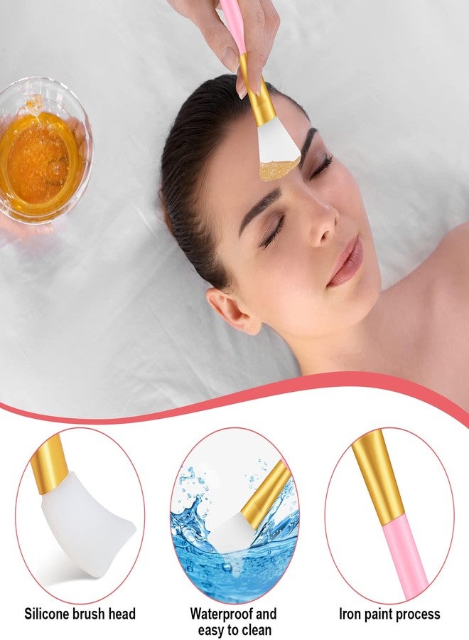 Potchen 8 Pcs Hair Waxing Removal Beauty Tools Kit Include Hair Wax Cleansing Spatulas Waxing Applicator Silicone Stir Sticks Large Area Hard Wax Sticks Silicone Scraper for Removal Waxing Beauty Makeup - Image 5
