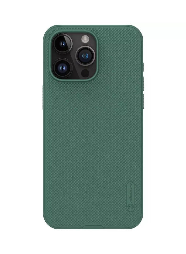 Nillkin Super Frosted Shield Pro Matte cover case for Apple iPhone 15 Pro Max 6.7 (2023)-Dark Green - Image 1