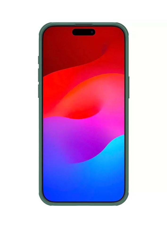 Nillkin Super Frosted Shield Pro Matte cover case for Apple iPhone 15 Pro Max 6.7 (2023)-Dark Green - Image 2