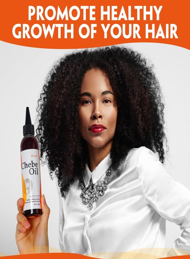 Brzeaf Natural Chebe Oil for Scalp Nourishment and Hair Growth (6Oz) - Authentic Chadian Chebe Powder, Moisturizing, Hair Breakage Prevention for All Hair Types - Image 5