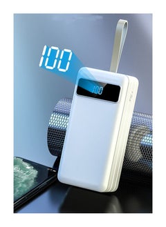40000 mAh Large Capacity Power Bank Portable Fast Charge With 4 Output 3 Input External Battery Pack For Smart Phone Tablet