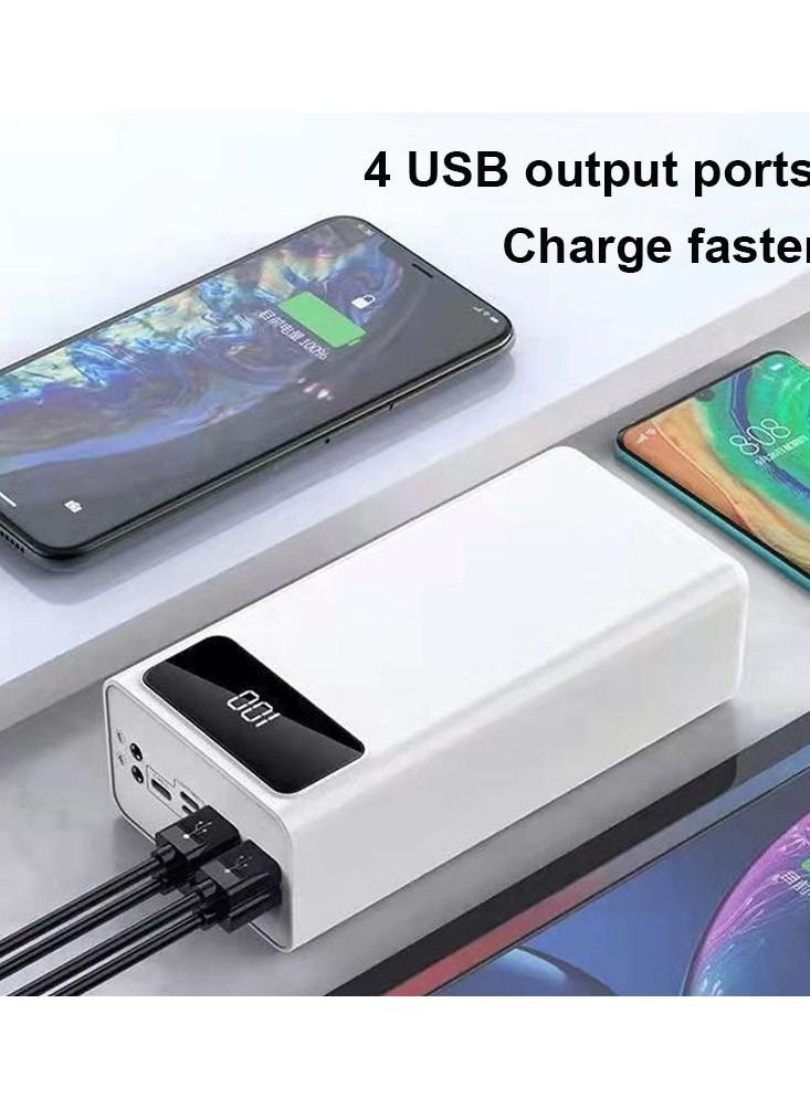 Generic - 40000 mAh Large Capacity Power Bank Portable Fast Charge With 4 Output 3 Input External Battery Pack For Smart Phone Tablet - Image 1