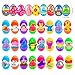 Cherislpy 32 Pack Prefilled Easter Eggs with Fidget Toys Bright Colorful Easter Eggs Prefilled with Variety Easter Stress Toys Great for Kids Toddler Easter Basket Stuffers Party Favors Gifts - Image 4