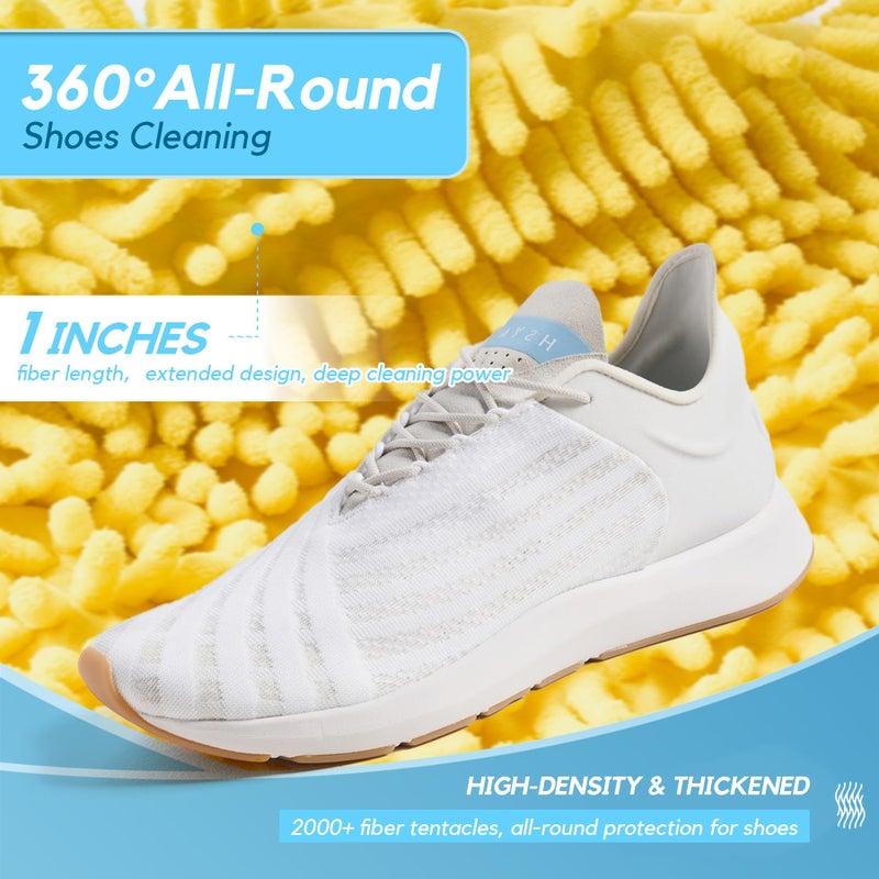 CinGiiCo Shoe Washing Machine Bag, 4 Pcs Laundry Shoe Bag For Washing Machine, With 4 Boot Stretcher (L 6-12.5 & S 5-10.5), 360Â°Deep Cleaning, Fit Most Shoes Types - Image 3