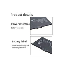 Zexen HT03XL TF03XL Laptop Battery Compatible for HP Pavilion 14-CE 14-CF 14-CK 14-DF 14-DH 14-MA 14-cm 14Q-CS 14Q-CY 15-CS 15-DA 15-DB 15-CW 17-by 17-CA G7 340 348 G5 L11119-855 L11421-421  - Image 2