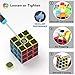 Vdealen Speed Cube Set Puzzle Cube Bundle of 2x2x2 3x3x3 4x4x4 Pyramid Magic Cube Set Birthday Party Christmas Stocking Stuffers Gift for Kids Teens AdultsCarbon Fiber Sticker - Image 3