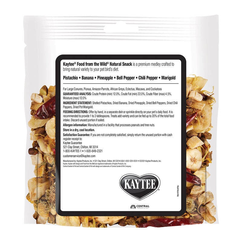 Kaytee Food From The Wild Natural Snack Food Treats For Pet Birds, 3 oz. - Image 2