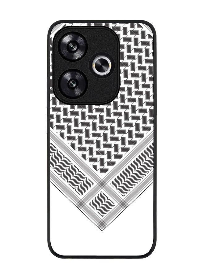 Stylizedd Rugged Black edge case for Xiaomi Poco F6 / Xiaomi Redmi Turbo 3, Slim fit Soft Case Flexible Anti Drop TPU Gel Thin Cover - Victory Shemag(Black) - Image 1