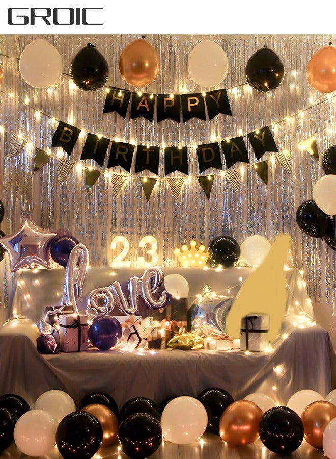 GROIC Party Birthday Balloons Supplies Star Decorations Favor for Boys and Girls - Image 1