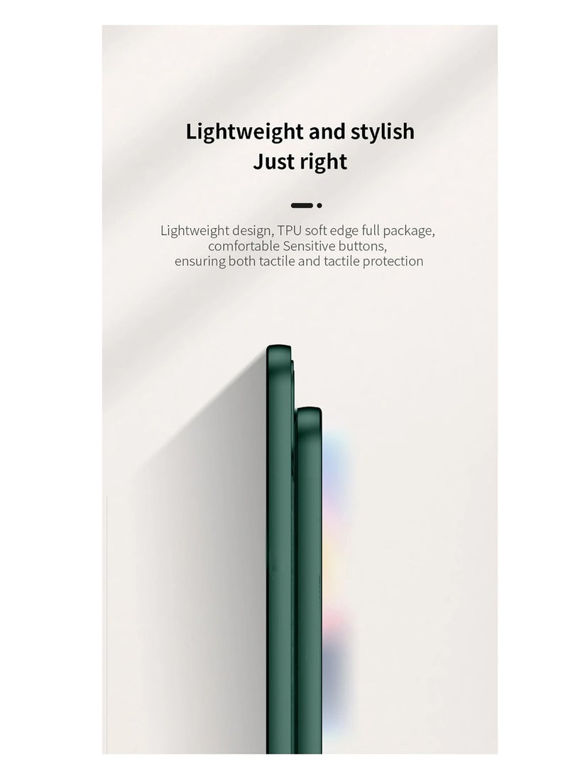 CHAPPELINE - Soft Silicone Fabric Texture Case Cover For Xiaomi Redmi 13C 4G 2023 Dark Green - Image 1