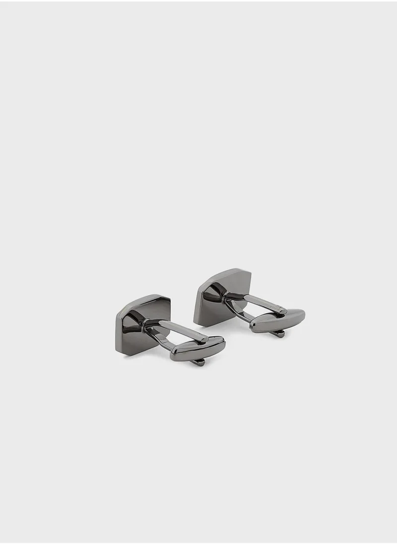 Robert Wood Angular Design Cufflink in Gift Box