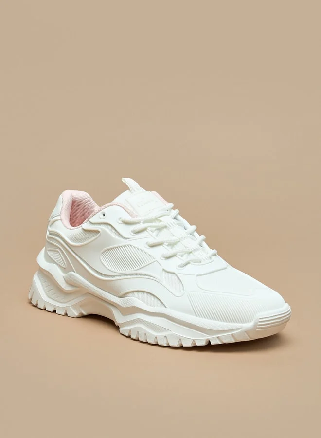 ميسي Panelled Sports Shoes with Lace-Up Closure