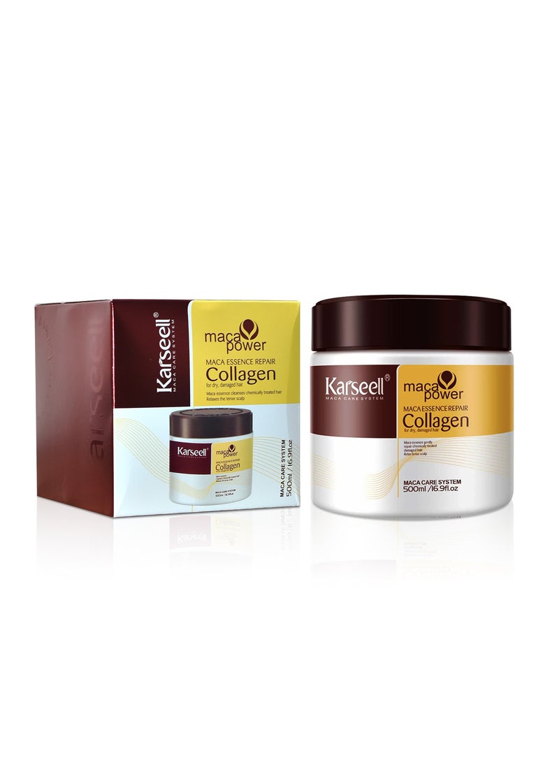 Karseell Karseell Collagen Hair Mask For Dry Damaged Hair All Hair Types 500ml  - Image 5
