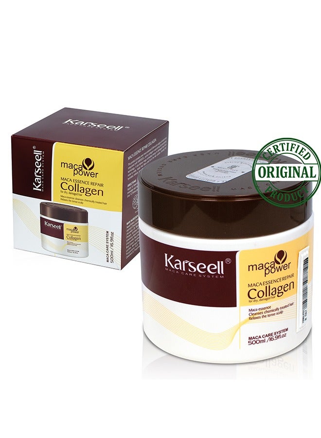 Karseell Karseell Collagen Hair Mask For Dry Damaged Hair All Hair Types 500ml  - Image 1