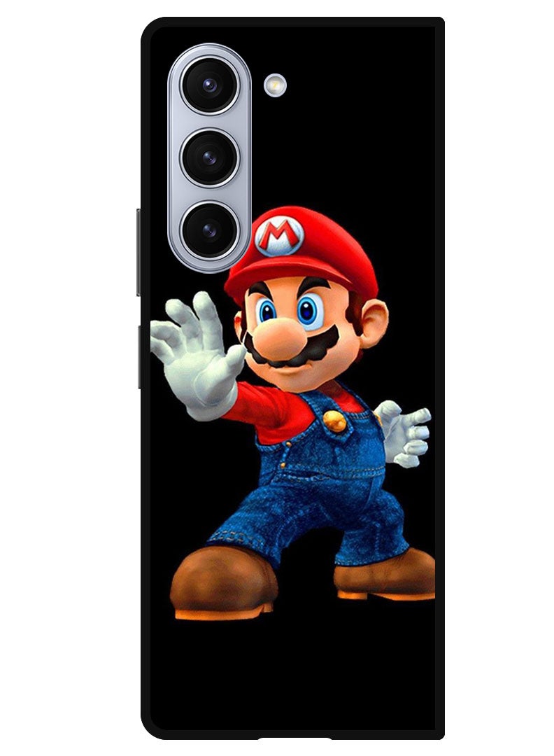 Theodor Protective Case Anti Scratch Shock Proof Bumper Cover For Samsung Galaxy Z Fold 5 Super Mario - Image 1