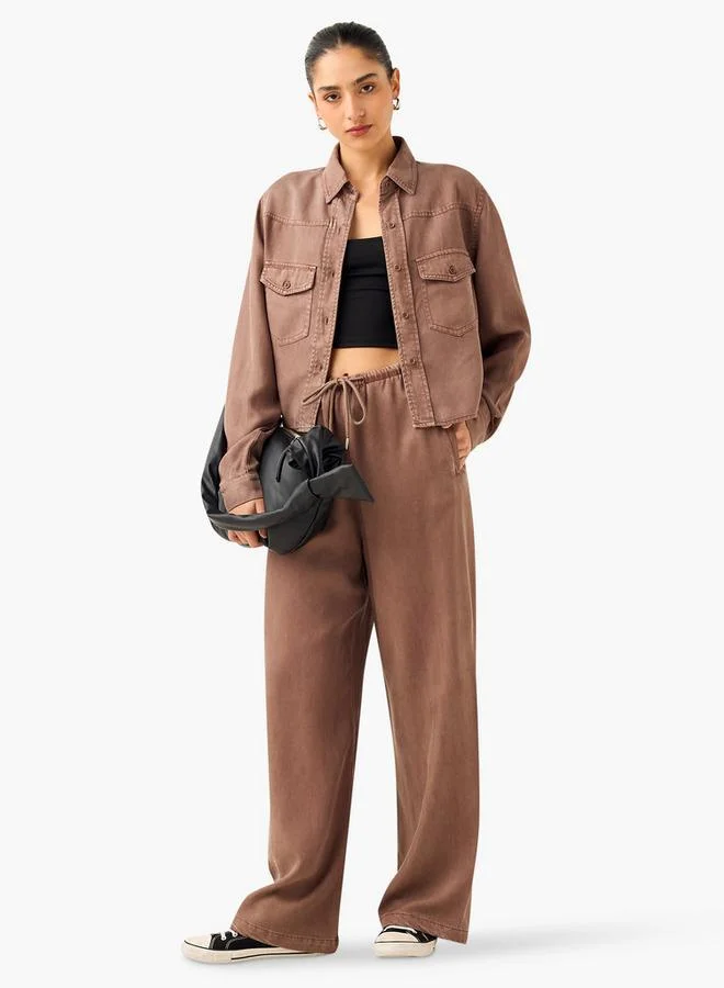 لي كوبر قميص لي كوبر بألواح وإغلاق بأزرار وتفاصيل جيب