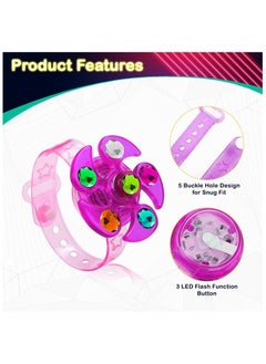 Home Smart Home Smart Led Light Up Bracelet Watch for Kid's Set of 12 PCs Ideal for Kid's Birthday or Special Gift in Assorted Colors  - Image 3