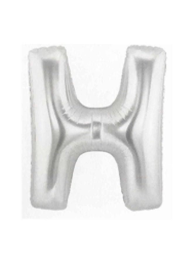 NIBEMINENT Shining Alphabet H Letter Hanging Foil Balloon 16inch - Image 1