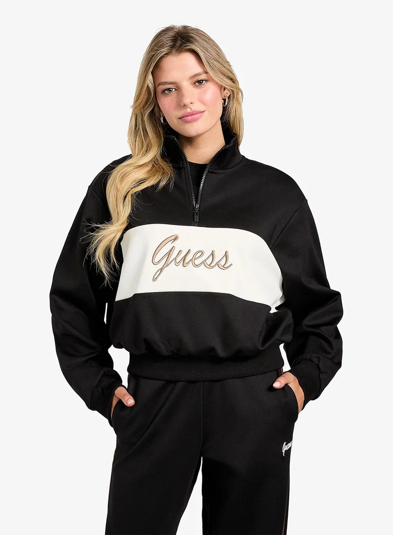 GUESS Fabia Half-Zip Sweatshirt