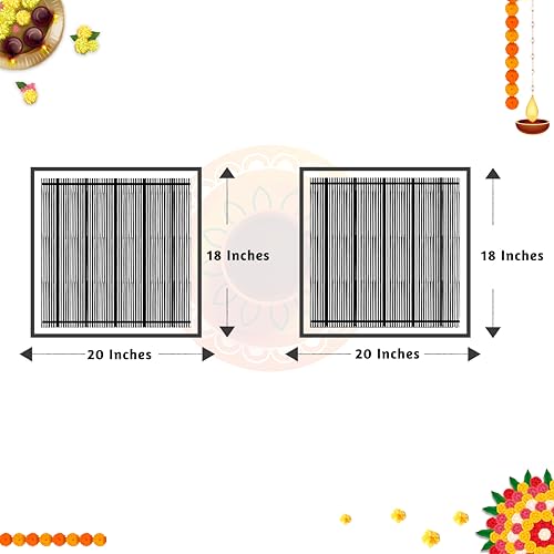KalaTree Handmade Heat Resistant Mats for Prayer Meditation Picnic | Madurkathi Chatai mat Natural River Korai Grass | Set of 2 - Sangreal Maroon - Image 3