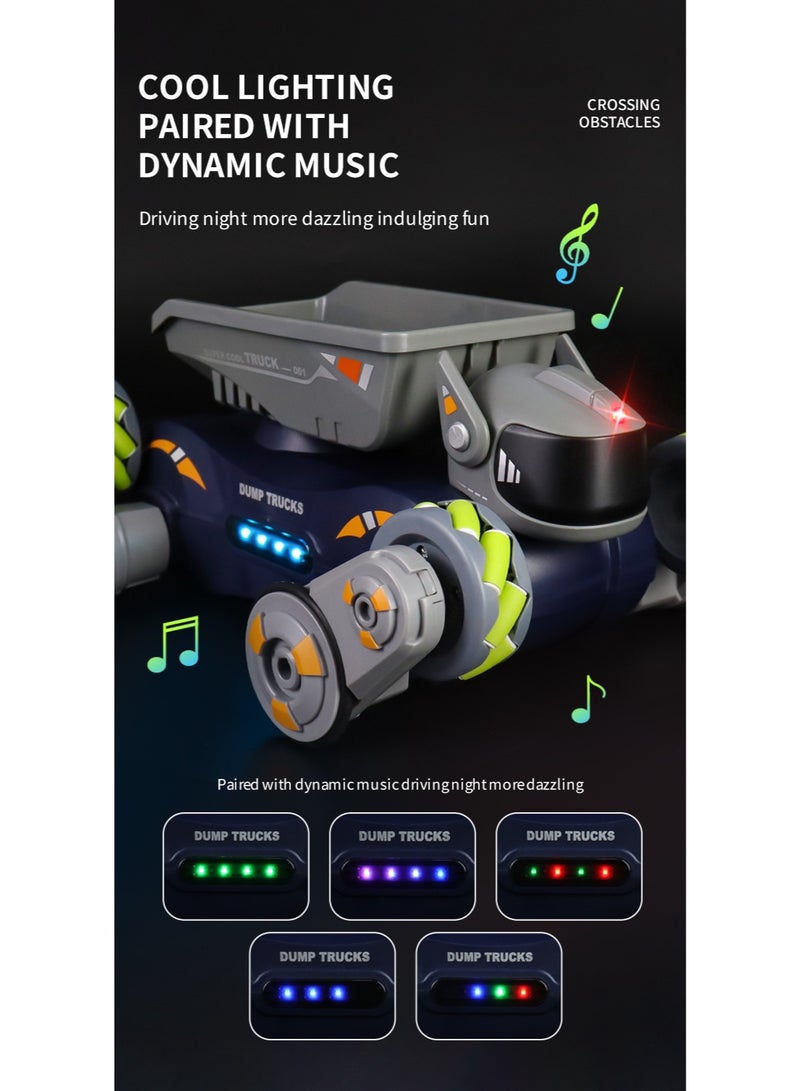 Smart Robot RC Car | 360° Spin Transform 4WD Stunt Robot Toy | Gesture-Sensing Light & Music Kids Car  - Image 3
