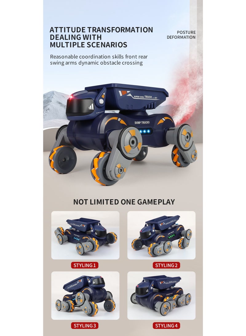 Smart Robot RC Car | 360° Spin Transform 4WD Stunt Robot Toy | Gesture-Sensing Light & Music Kids Car  - Image 1