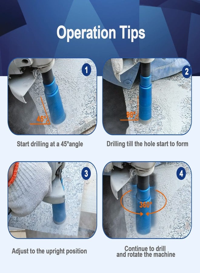 BRSCHNITT Diamond Core Drill Bit,BRSCHNITT 1 3/8 Inch Laser Welded Diamond Hole Saw with 5/8-11 Thread for Granite Marble Solid Block Stone Reinforced Concrete,Dry or Wet Drilling (35mm) - Image 5