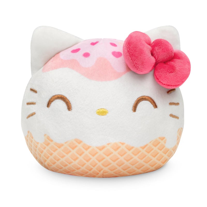 TeeTurtle Reversible Sanrio Hello Kitty Plushie 4-Inch Ice Cream Two-Sided Flip Plush Toy with Embroidered Details - Cute Mini Collectible Plush for Kids, Teens, and Adults - Image 1