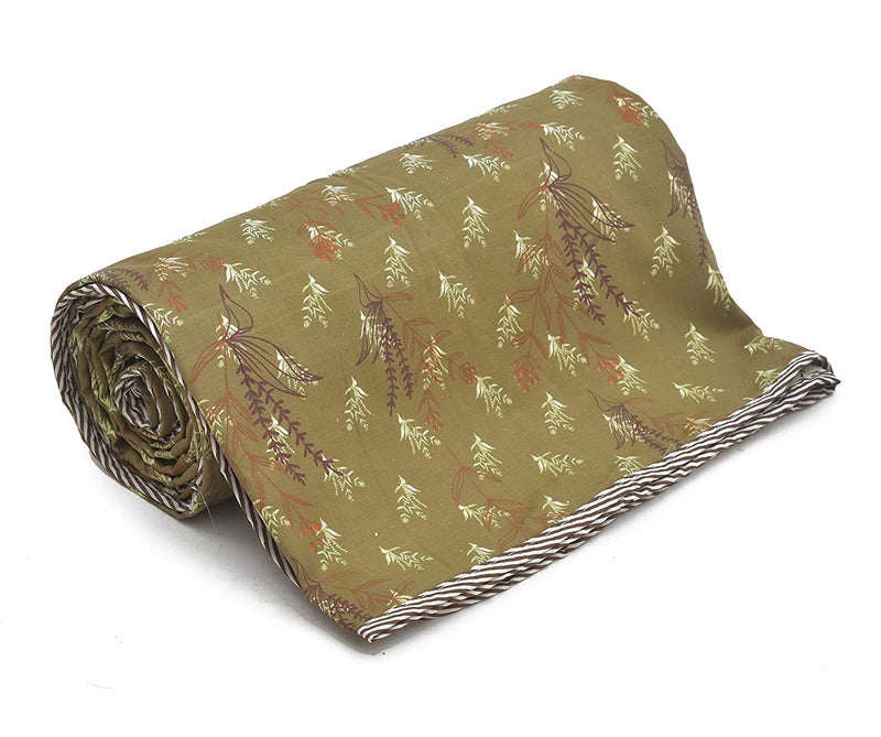 RRC Cotton Reversible Dohar Single Bed, Soft Lightweight Bed Blanket, AC Dohar Blanket for Summers/Winter 57X87(Inches) Pack of 2 Flannel Dohar Throws for Bed - Image 5