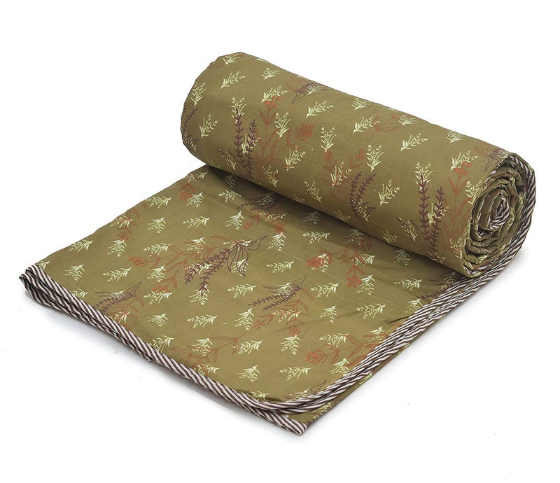 RRC Cotton Reversible Dohar Single Bed, Soft Lightweight Bed Blanket, AC Dohar Blanket for Summers/Winter 57X87(Inches) Pack of 2 Flannel Dohar Throws for Bed - Image 4