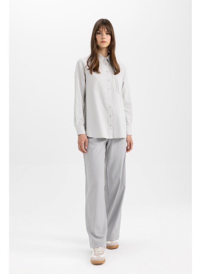 DeFacto Woman Wide Leg Woven Trousers  - Image 5