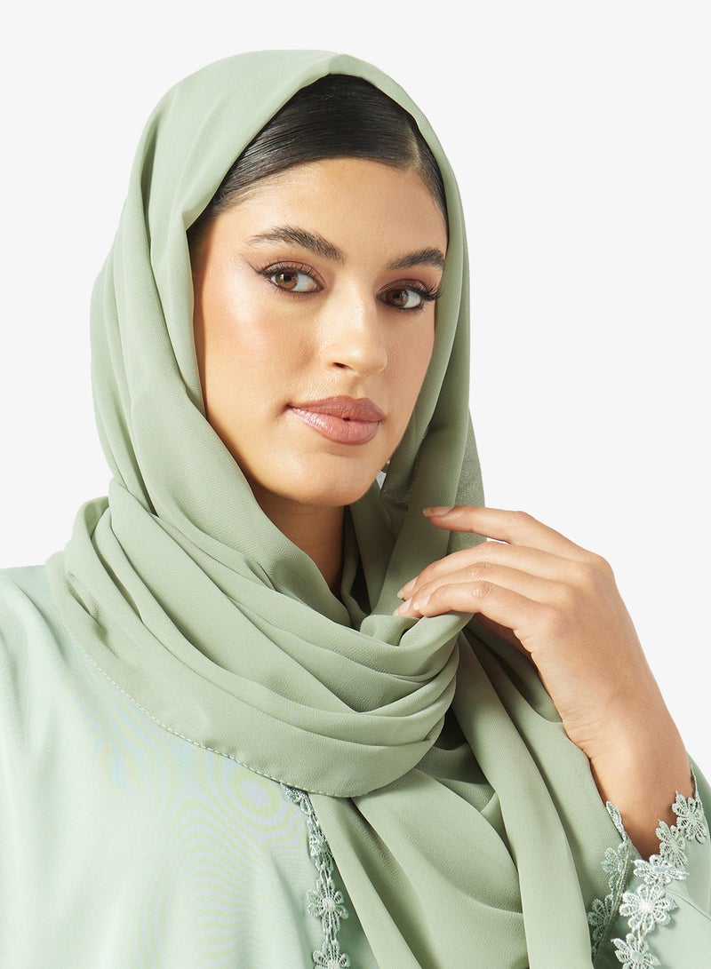 خزانة عباية بدانتيل مع شيلة - Image 5