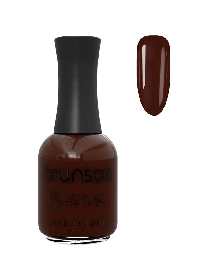 brunson - Breathable Nail Polish Halal nail polish Wudu friendly Quick-Dry Vegan long lasting but easy peel off   18ml BH212 - Image 1