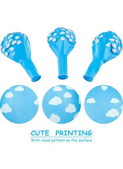 36 Pieces Blue Cloud Latex Balloons Mid Blue With Clouds Matte Balloons 12 Inches Cloud Print Light Blue Balloons For Baby Shower Boys Girls Birthday Party Supplies - pzsku/ZF39482088E7172347FB0Z/45/_/1688536911/2c5e45a4-c8be-4906-b38d-50e2409f4ca4