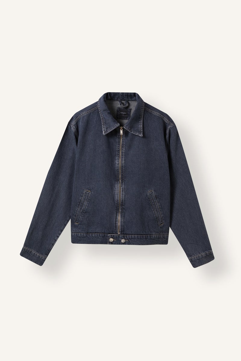 DeFacto Blue Man Regular Fit Cotton Jacket Casual - Image 1