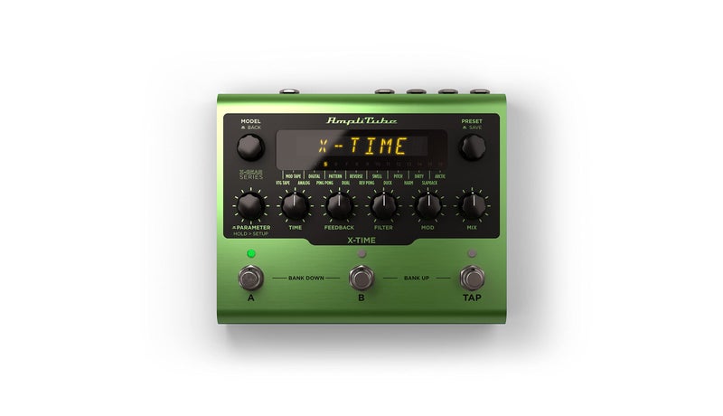 IK Multimedia AmpliTube X-TIME Delay pedal, All-new, audiophile delay algorithms, from tape to bucket to crystal-clear - Image 1