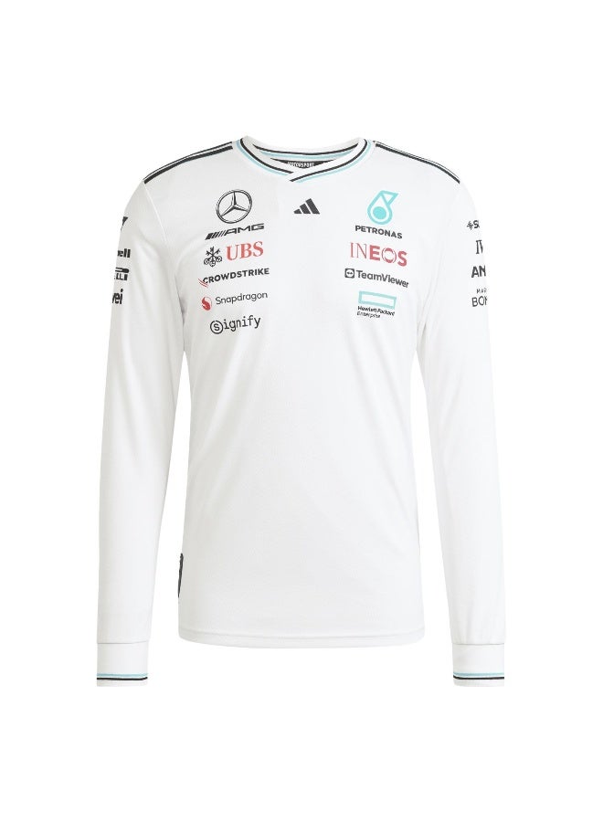 Adidas Mer Dr Jsyw Alm White Motorsport Jerseys For Men XS - Image 1