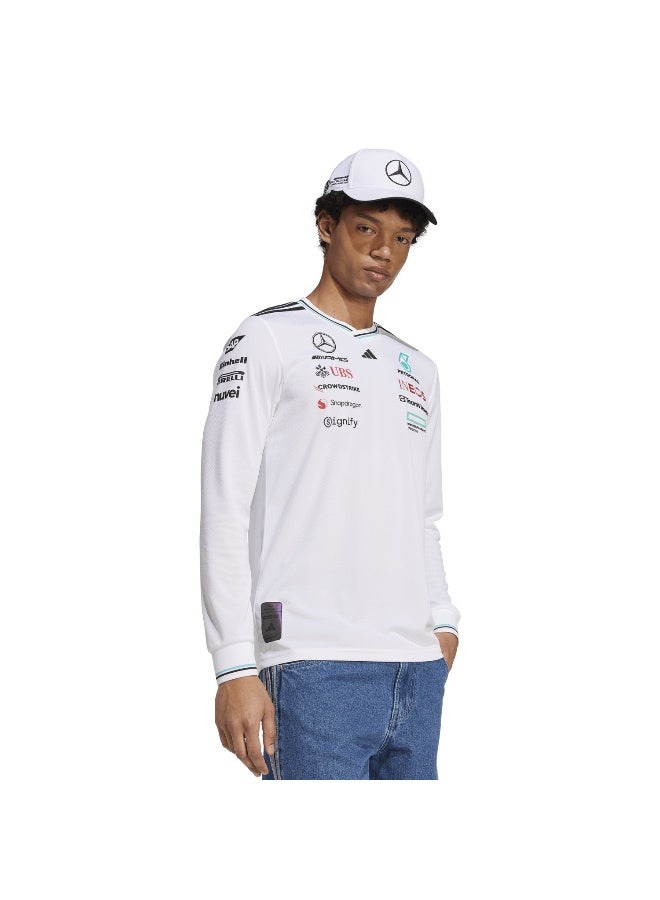 Adidas Mer Dr Jsyw Alm White Motorsport Jerseys For Men XS - Image 4