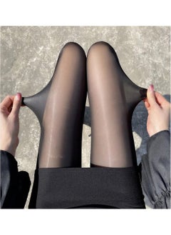 TECHNO 8Q Acrylic Ultra Durable Non-Slip Thin Tights 3 Pieces Black  - Image 1