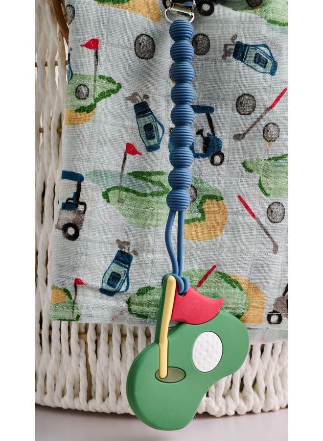 Mud Pie Muslin Swaddle, Golf , 47x47 Inch (Pack of 1) - Image 5