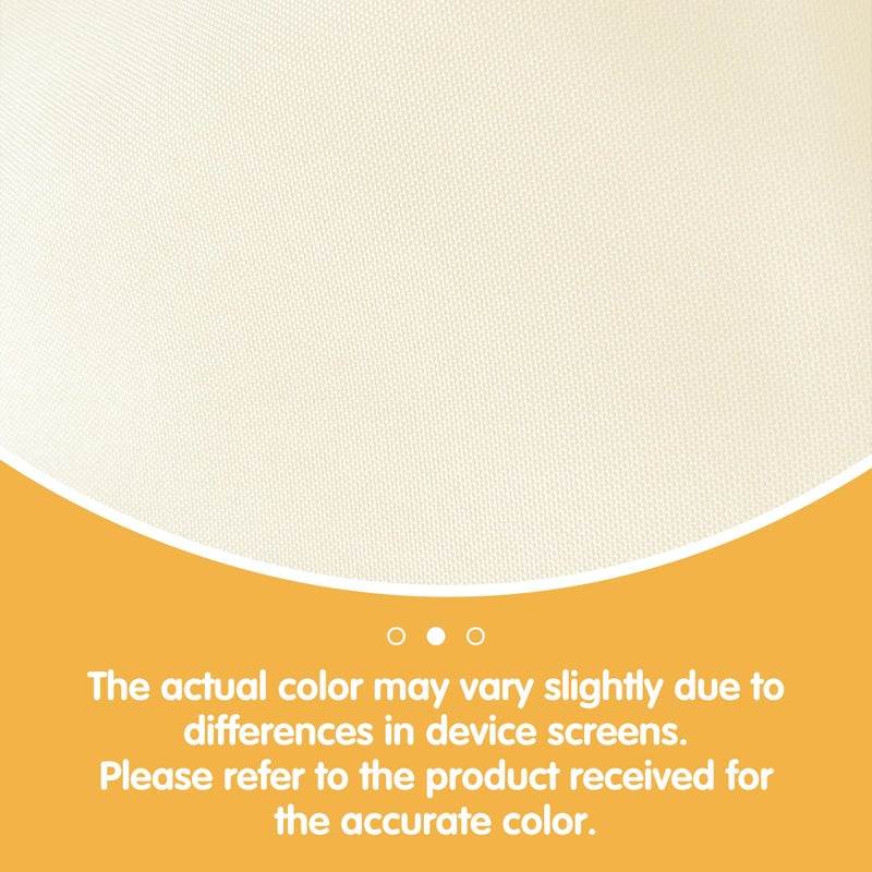 BRILLMAX 6 Pack Ivory Round Tablecloths 108 Inch for 48â€ Tables - 150 GSM Polyester Fabric, Floor Length Drop, Water, Stain & Wrinkle Resistant Cloth Cover for Wedding Reception Banquet Dining - Image 5